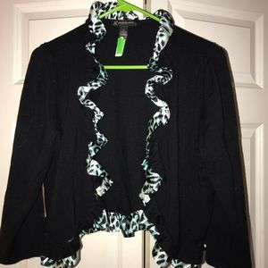 Cheetah lined sweater